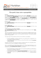 ECO PRET A TAUX ZERO COPROPRIETES